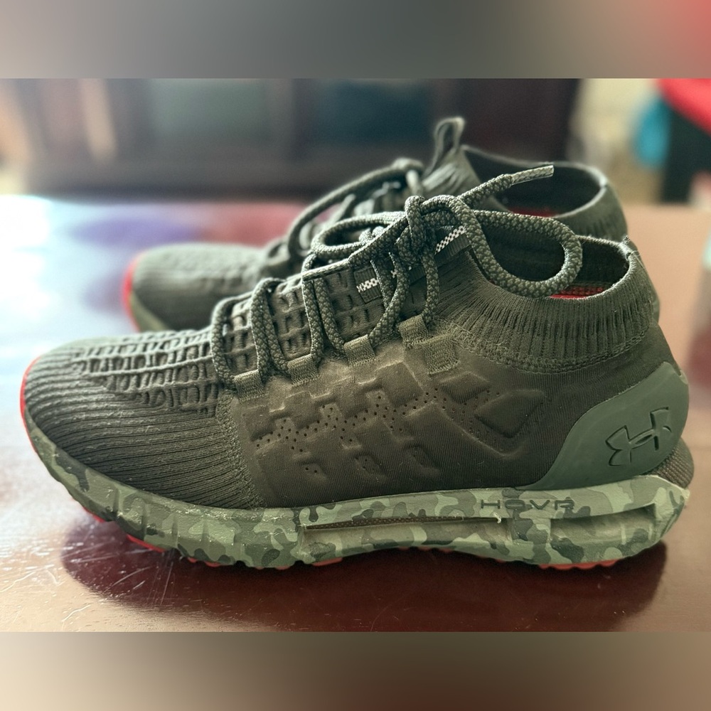 Under Armour Olive Knit Sneakers